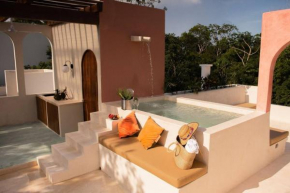 Luxury&Nature VILLA ROSITA Tulum/ work&rest spaces